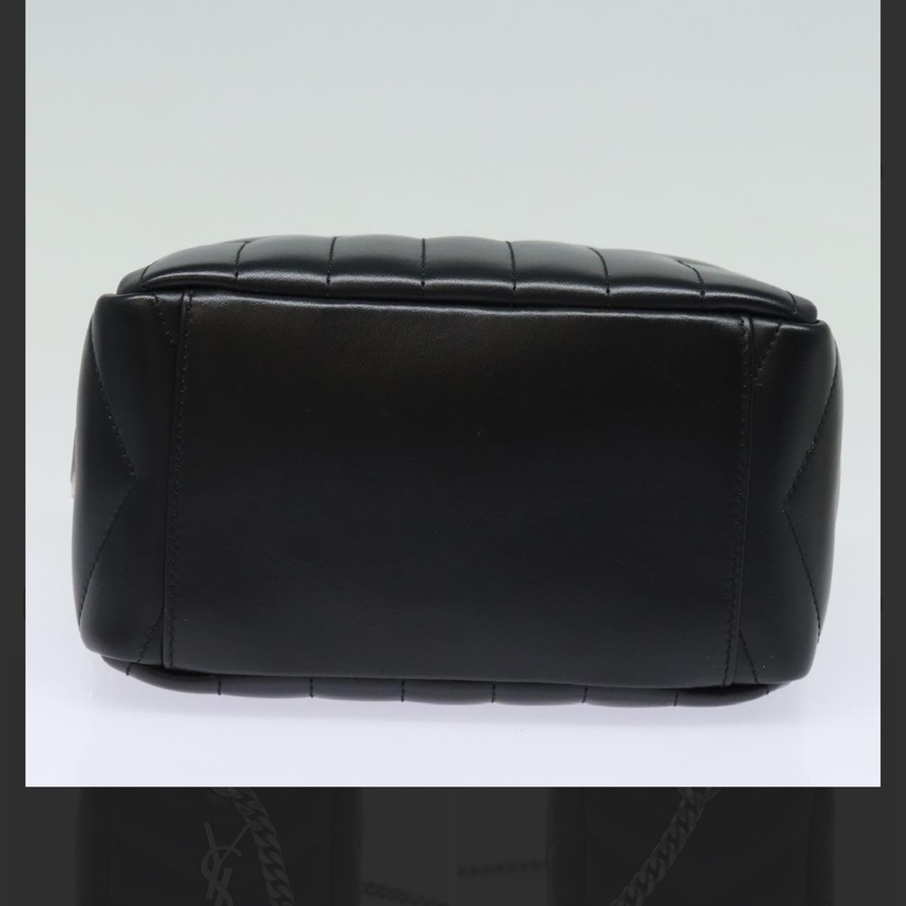 SAINT LAURENT Lulu Shoulder Bag Calfskin Black full inclusion - Picture 9 of 17